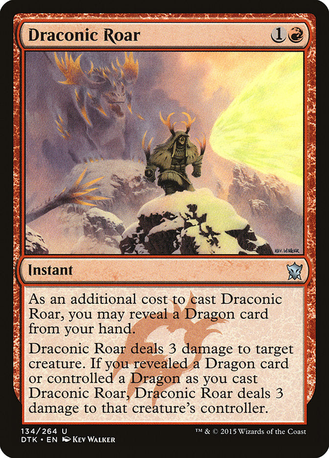 Draconic Roar [Dragons of Tarkir] | Total Play