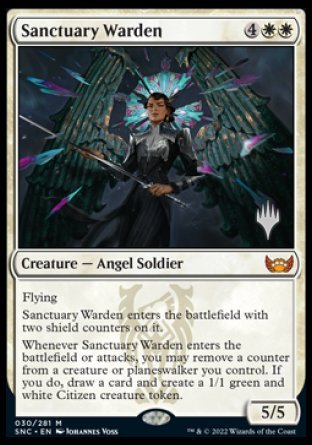 Sanctuary Warden (Promo Pack) [Streets of New Capenna Promos] | Total Play