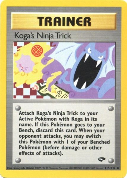 Koga's Ninja Trick (115/132) [Gym Challenge Unlimited] | Total Play