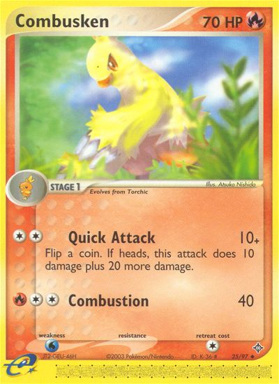 Combusken (25/97) [EX: Dragon] | Total Play