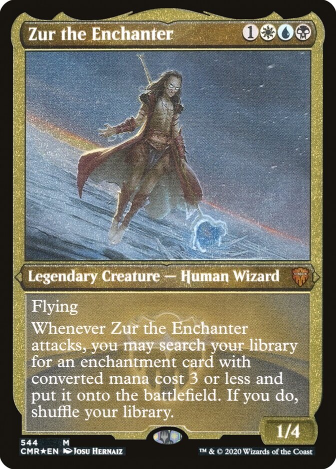 Zur the Enchanter (Etched) [Commander Legends] | Total Play