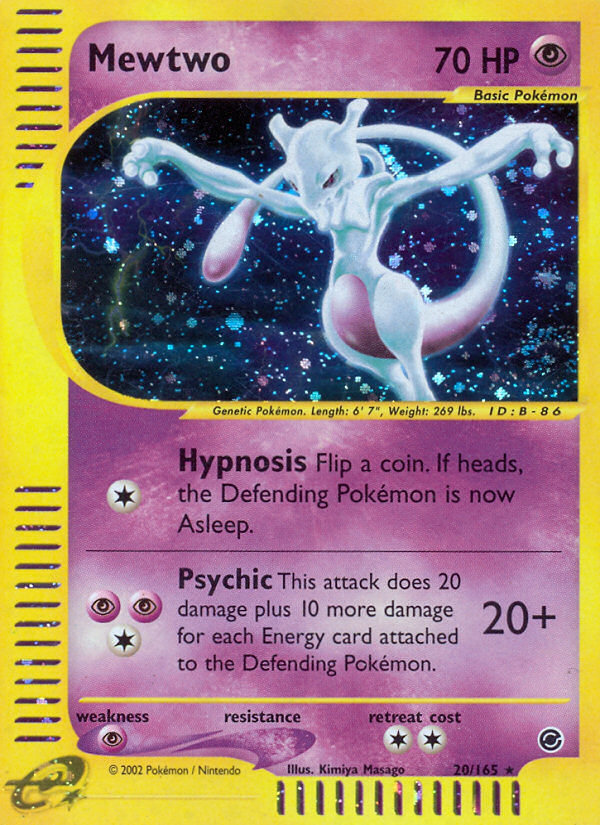 Mewtwo (20/165) [Expedition: Base Set] | Total Play