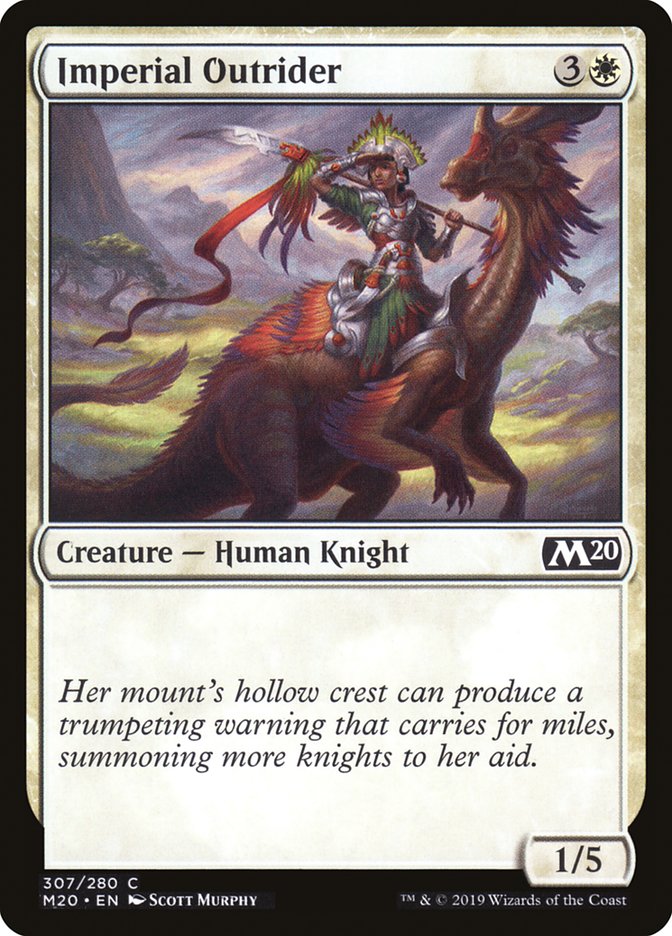 Imperial Outrider [Core Set 2020] | Total Play
