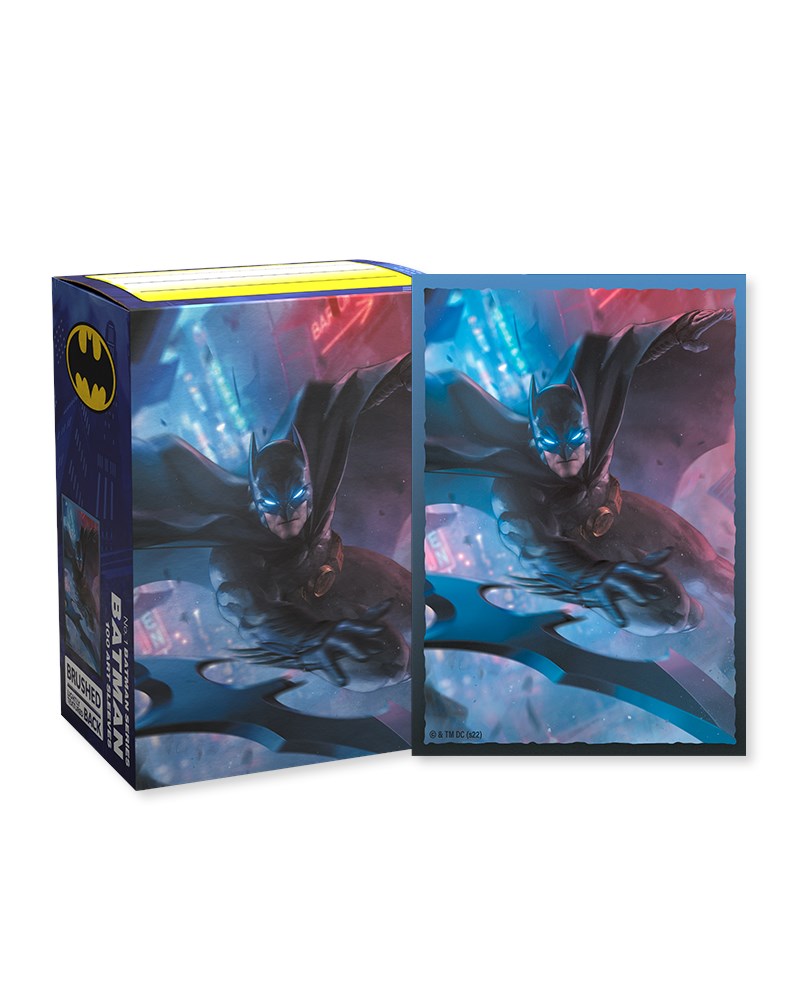 Dragon Shield: Standard 100ct Brushed Art Sleeves - Batman | Total Play
