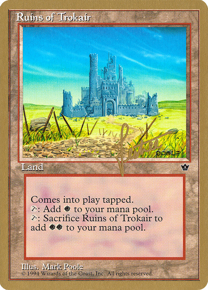 Ruins of Trokair (Bertrand Lestree) [Pro Tour Collector Set] | Total Play