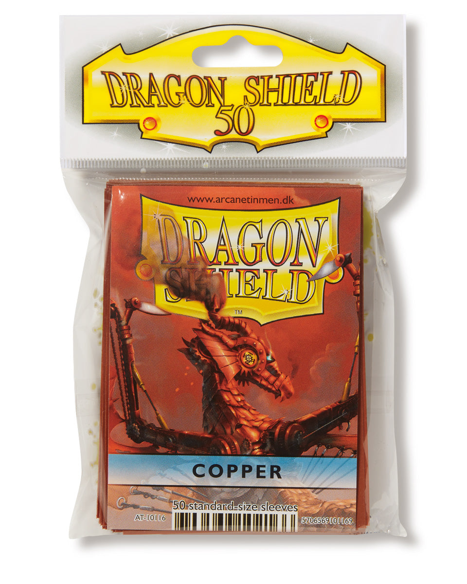 Dragon Shield: Standard 50ct Sleeves - Copper (Classic) | Total Play