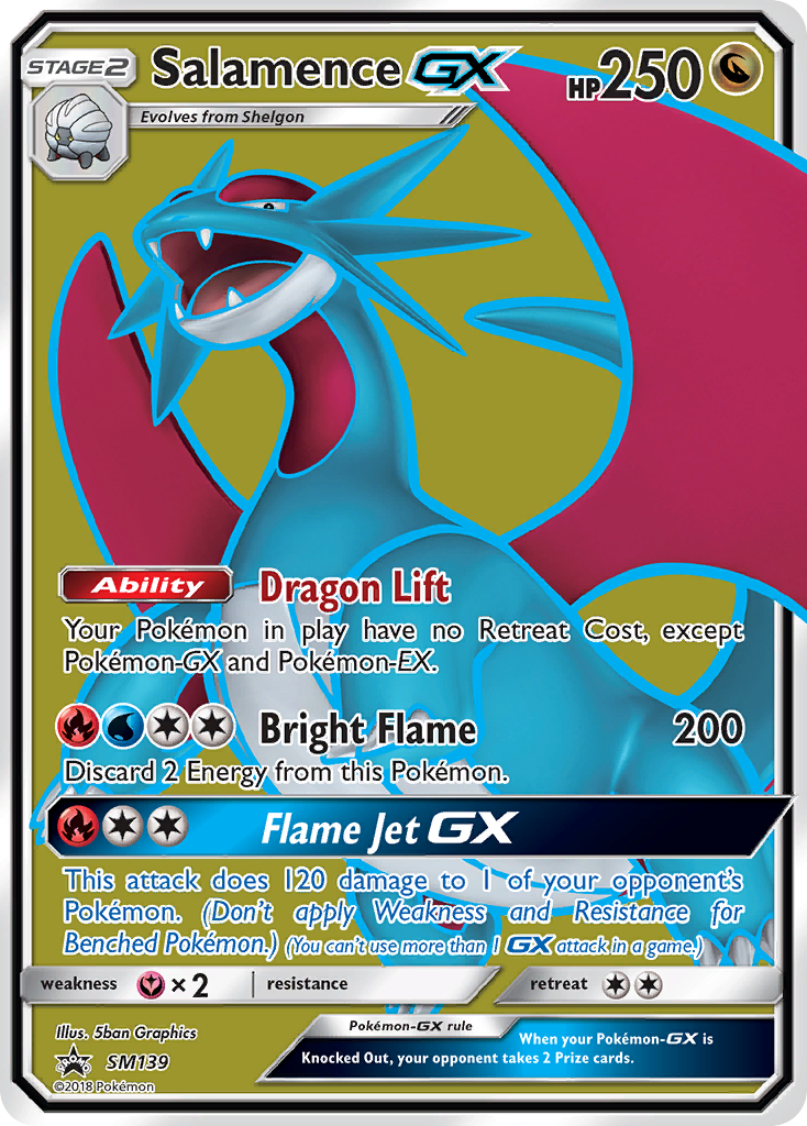 Salamence GX (SM139) [Sun & Moon: Black Star Promos] | Total Play