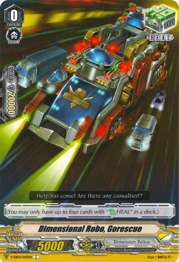 Dimensional Robo, Gorescue (V-EB02/042EN) [Champions of the Asia Circuit] | Total Play