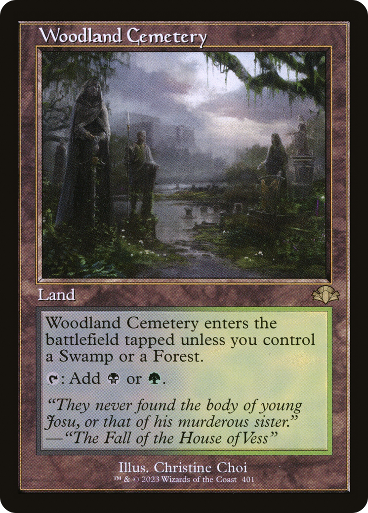 Woodland Cemetery (Retro) [Dominaria Remastered] | Total Play