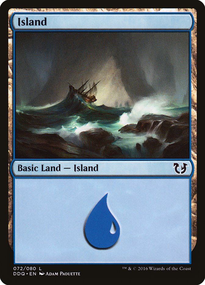 Island (72) [Duel Decks: Blessed vs. Cursed] | Total Play