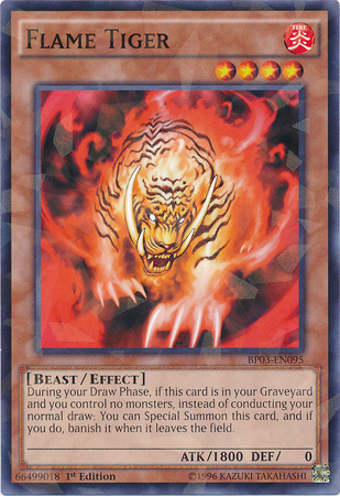 Flame Tiger [BP03-EN095] Shatterfoil Rare | Total Play