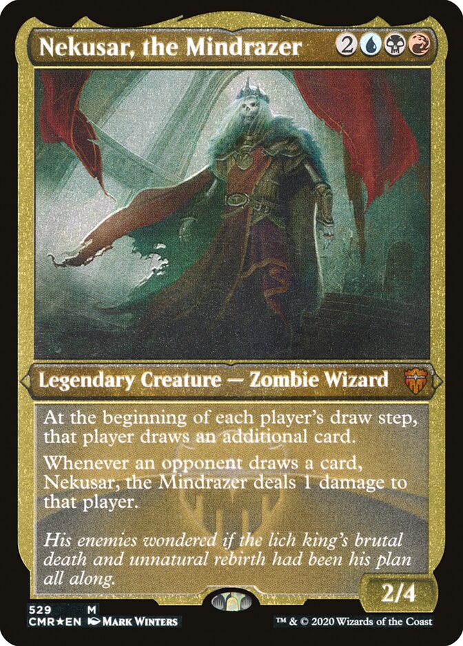 Nekusar, the Mindrazer (Etched) [Commander Legends] | Total Play