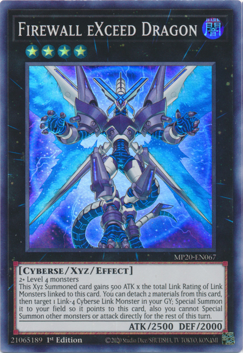 Firewall eXceed Dragon [MP20-EN067] Super Rare | Total Play