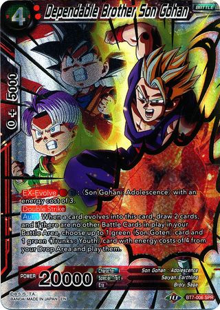 Dependable Brother Son Gohan (SPR) (BT7-006) [Assault of the Saiyans] | Total Play