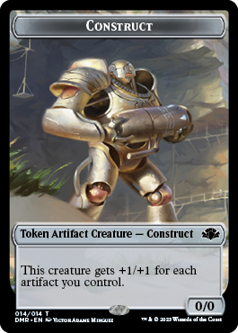 Insect // Construct Double-Sided Token [Dominaria Remastered Tokens] | Total Play