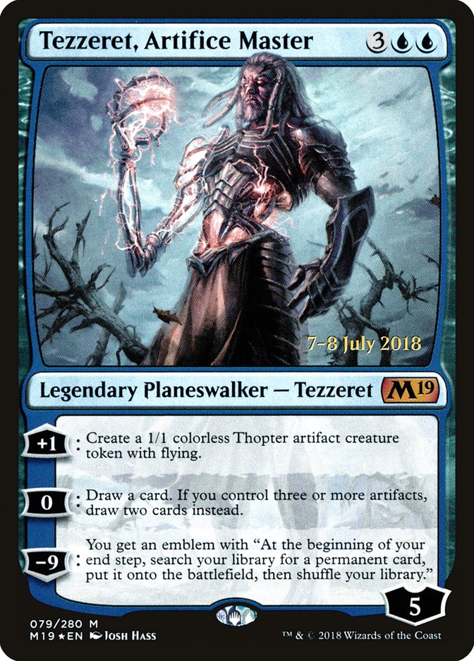 Tezzeret, Artifice Master [Core Set 2019 Prerelease Promos] | Total Play