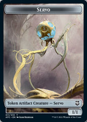 Servo // Treasure Double-Sided Token [Dungeons & Dragons: Adventures in the Forgotten Realms Commander Tokens] | Total Play