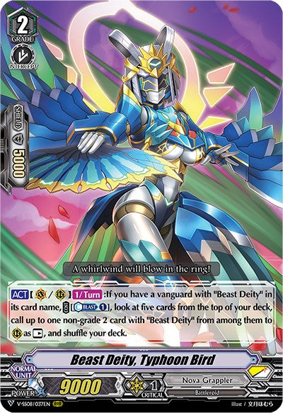 Beast Deity, Typhoon Bird (V-SS08/037EN) [Clan Selection Plus Vol.2] | Total Play