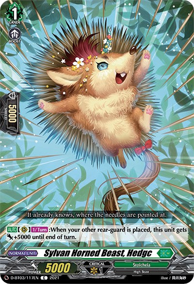 Sylvan Horned Beast, Hedgc (D-BT03/117EN) [Advance of Intertwined Stars] | Total Play