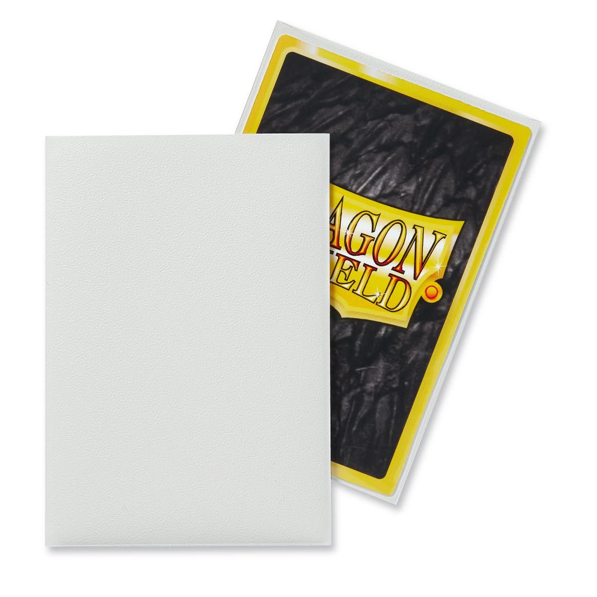 Dragon Shield: Japanese Size 60ct Sleeves - White (Matte) | Total Play