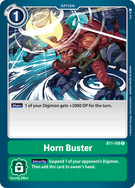 Horn Buster [BT1-108] [Release Special Booster Ver.1.0] | Total Play