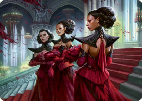 Olivia's Attendants Art Card [Innistrad: Crimson Vow Art Series] | Total Play