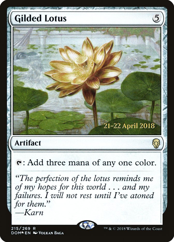 Gilded Lotus [Dominaria Prerelease Promos] | Total Play