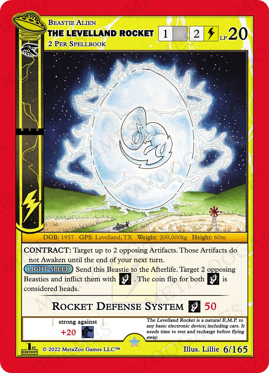 The Levelland Rocket [Cryptid Nation: UFO First Edition] | Total Play