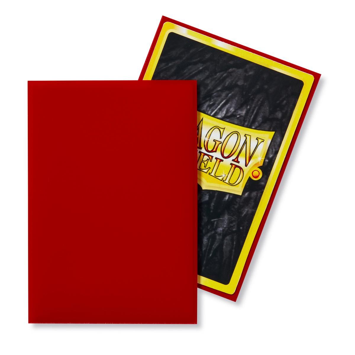 Dragon Shield: Japanese Size 60ct Sleeves - Crimson (Classic) | Total Play
