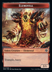 Saproling // Elemental Double-Sided Token [Dominaria United Tokens] | Total Play