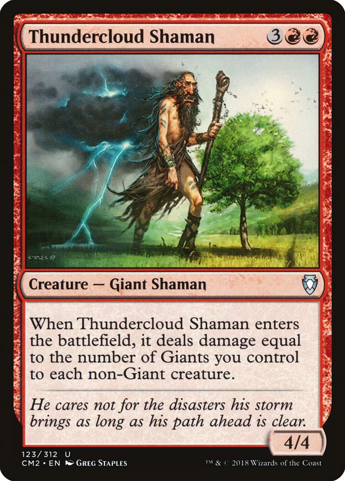 Thundercloud Shaman [Commander Anthology Volume II] | Total Play