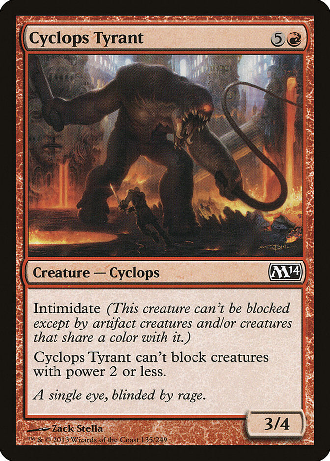 Cyclops Tyrant [Magic 2014] | Total Play