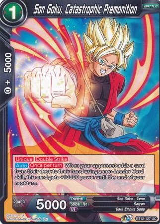 Son Goku, Catastrophic Premonition (BT12-127) [Vicious Rejuvenation] | Total Play