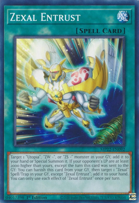 Zexal Entrust [MP22-EN092] Common | Total Play