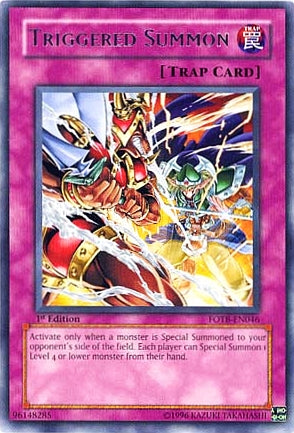 Triggered Summon [FOTB-EN046] Rare | Total Play