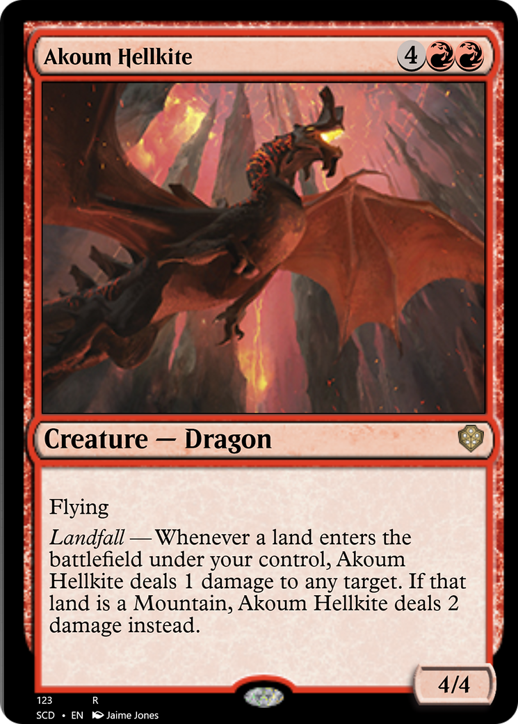 Akoum Hellkite [Starter Commander Decks] | Total Play