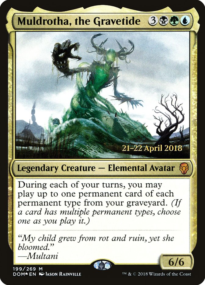 Muldrotha, the Gravetide [Dominaria Prerelease Promos] | Total Play