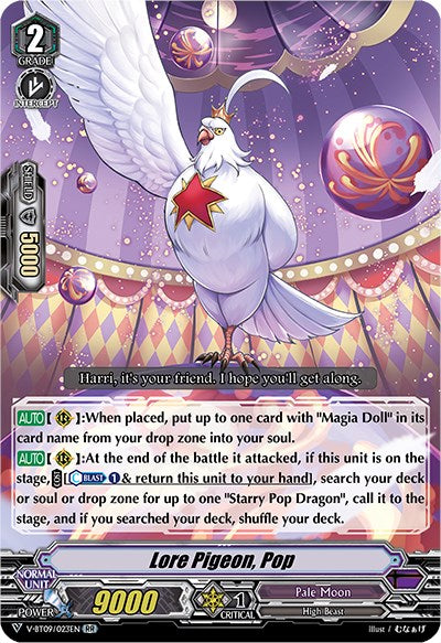 Lore Pigeon, Pop (V-BT09/023EN) [Butterfly d'Moonlight] | Total Play