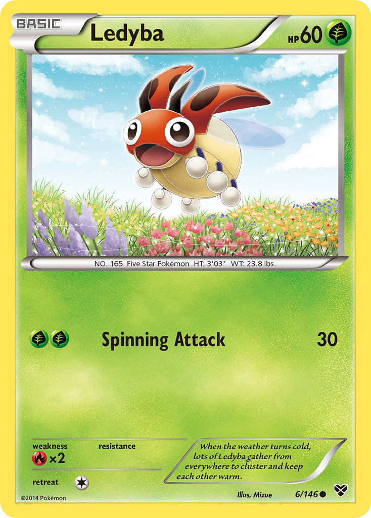 Ledyba (6/146) [XY: Base Set] | Total Play