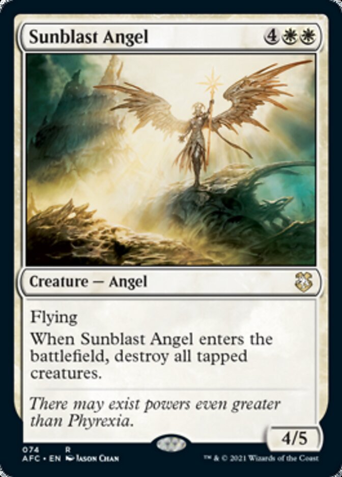 Sunblast Angel [Dungeons & Dragons: Adventures in the Forgotten Realms Commander] | Total Play