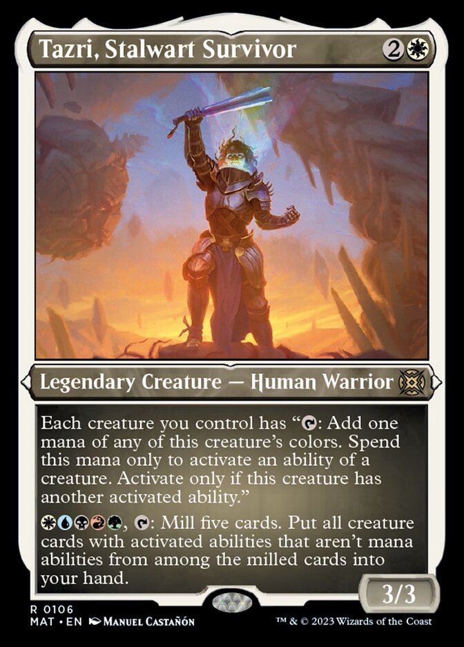 Tazri, Stalwart Survivor (Foil Etched) [March of the Machine: The Aftermath] | Total Play