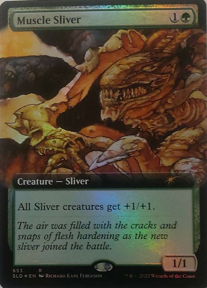 Muscle Sliver (Extended Art) [Secret Lair Drop Promos] | Total Play