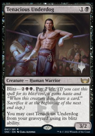 Tenacious Underdog (Promo Pack) [Streets of New Capenna Promos] | Total Play