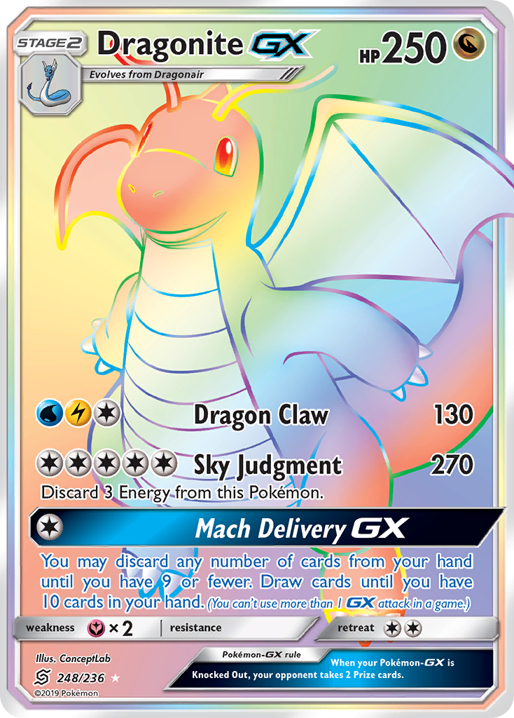 Dragonite GX (248/236) [Sun & Moon: Unified Minds] | Total Play