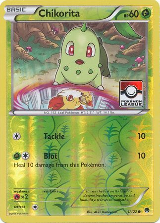 Chikorita (1/122) (League Promo) [XY: BREAKpoint] | Total Play