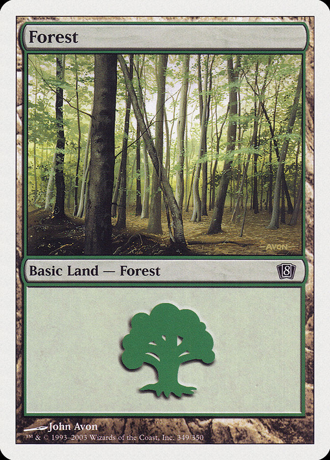 Forest (349) [Eighth Edition] | Total Play