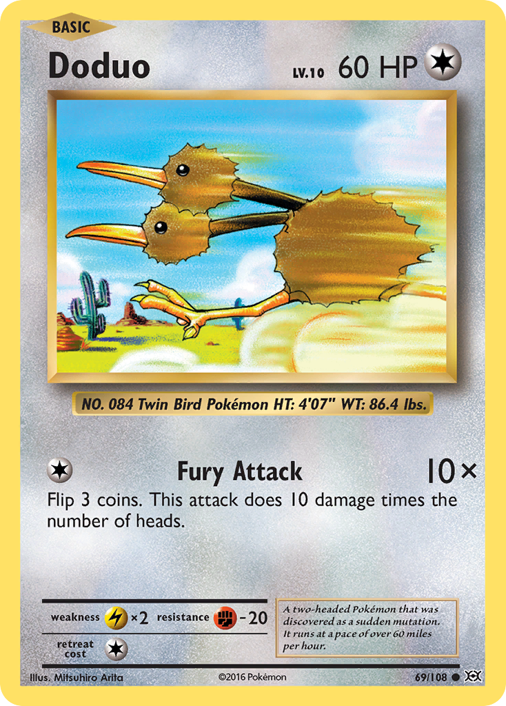 Doduo (69/108) [XY: Evolutions] | Total Play