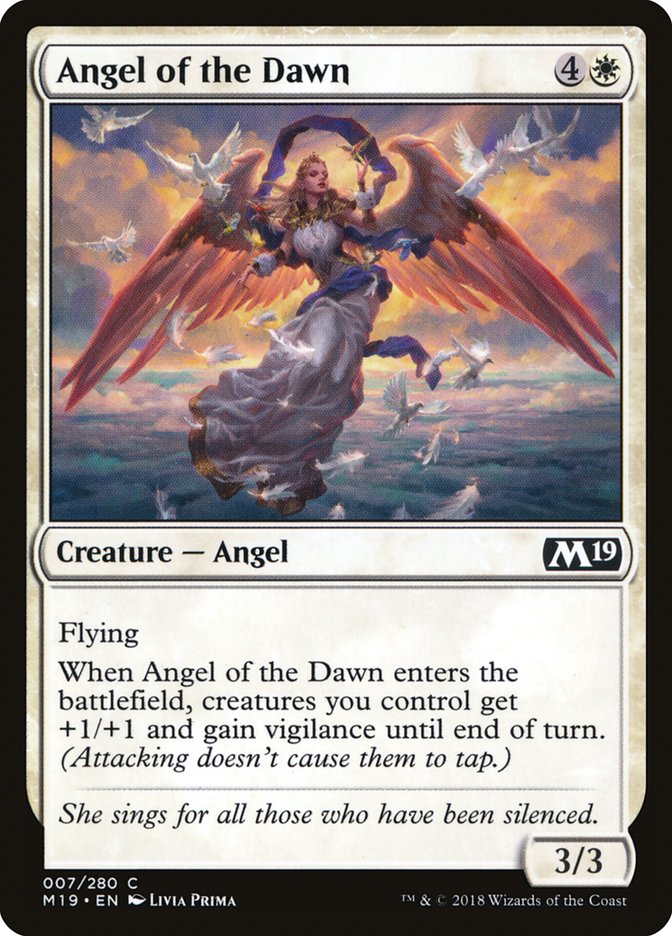 Angel of the Dawn [Core Set 2019] | Total Play