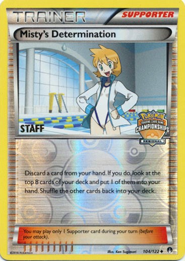 Misty's Determination (104/122) (Regional Championship Promo Staff) [XY: BREAKpoint] | Total Play