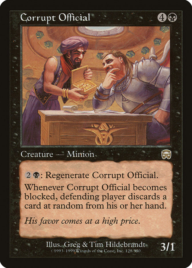 Corrupt Official [Mercadian Masques] | Total Play
